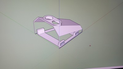 We have the relayinator and the ATX power supply all set, so it's time to start designing the power wire cover.