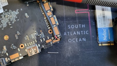 Tutorial - How to solder on a remote power button relay - add a little heat and a small dab of solder and now the pins and wire are one. It's not the most beautiful of work, but it gets the job done! Be careful not to overdo the solder application!