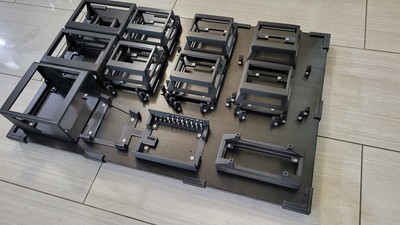 Final fitment of all holsters with cable combs - glamor shot!