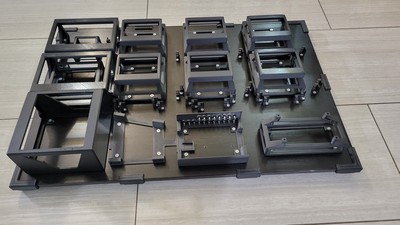 Final fitment of all holsters with cable combs - glamor shot!