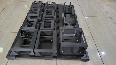 Final fitment of all holsters with cable combs - glamor shot!