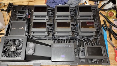 We are getting so close. The network is now wired up and nestled in the cable looms. I seriously underestimated how many wires there would be in this lab!